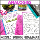 Analogies Minilesson with Doodle Notes and Activity