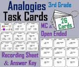 Completing Analogies Task Cards (3rd Grade Academic Vocabu