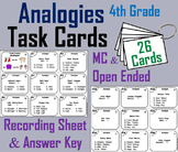 Completing Analogies Task Cards (4th Grade Academic Vocabu