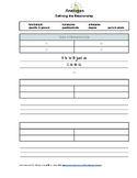 Analogies Template/Worksheet