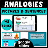 Analogies Word Relationships - picture analogies & word analogies