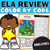 Analogies Worksheets Color by Code - Language Arts Morning