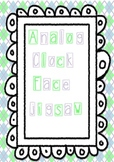 Analogue Clock Face Jigsaw - Printable