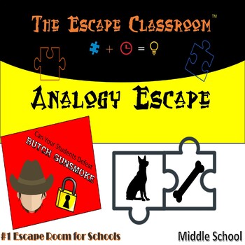 Preview of Analogy Escape Room (6 - 8 Grade) | The Escape Classroom