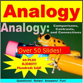 Preview of Analogy PowerPoint, Google Slides: Lesson, Notes and Exercises