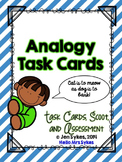 Analogy Task Cards Scoot Game and Assessment
