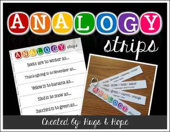 Preview of Analogy Strips - Critical Thinking