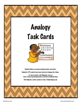 Preview of Analogy Task Cards