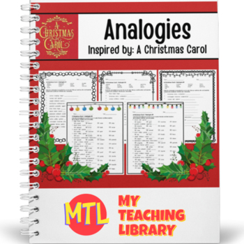 Preview of Analogy Worksheets| Inspired by A Christmas Carol