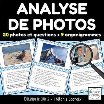 Preview of Analyse de photos - Picture Prompts and Questions en Français
