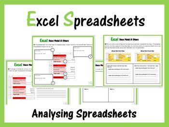 Preview of Microsoft Excel - Analysing  Spreadsheets