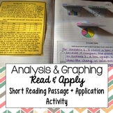 Graphing and Analysis Reading Comprehension Interactive Notebook