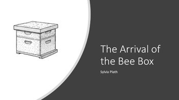 Preview of Analysis of 'The Arrival of the Bee Box' - Sylvia Plath