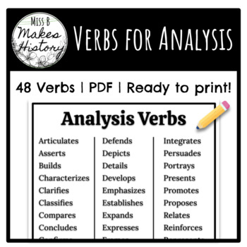 verb for thesis