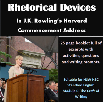 Preview of Rhetorical Devices in JK Rowling Harvard Commencement Speech