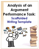 Analysis of an Argument Performance Task Template