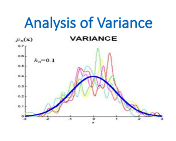 Preview of Analysis of Variance (ANOVA) (Statistics)