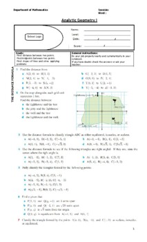 Preview of Analytic Geometry I