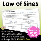 Law of Sines with Lesson Video (Unit 5)