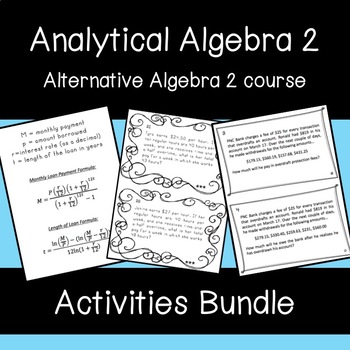 Preview of Analytical Algebra 2 Bundle