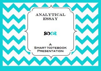 Preview of Analytical Essay Writing Process: A Smart Notebook Presentation #edtech