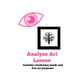 Preview of Analyze Art Lesson Plan