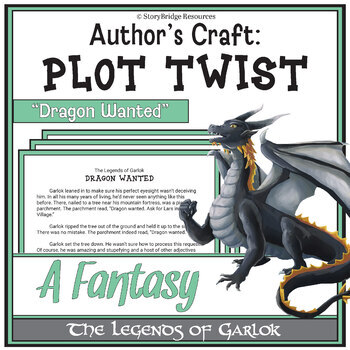 Preview of Analyze Author's Craft-A Short Fantasy Story for Reading Comprehension