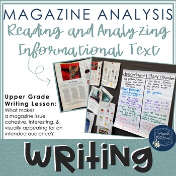 Preview of Analyze Informational Text - Magazines as Mentor Texts Writing Mini Lesson