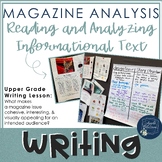 Analyze Informational Text - Magazines as Mentor Texts Wri