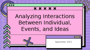 Preview of Analyze Interactions between Individuals, Events & Ideas: Presentation & Quizziz