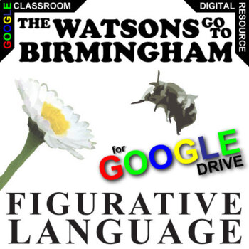 Preview of THE WATSONS GO TO BIRMINGHAM Activity - Figurative Language DIGITAL 64 Quotes