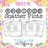 Analyze Scatter Plots Task Cards (First Quadrant Only) -TEKS 5.9C