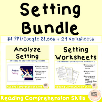Preview of Analyze Setting Ready-to-teach PPT/Google Slides & Differentiated Worksheets