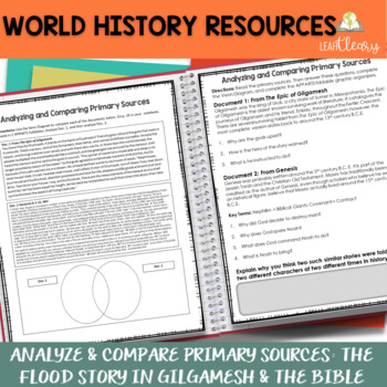 Preview of Analyze and Compare Primary Sources The Flood Story in Gilgamesh and the Bible