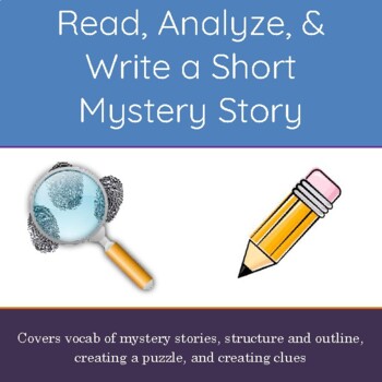 Preview of Analyze and Write a Mystery Creative Writing Activity