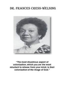 Preview of Analyzing A Speech by Dr. Frances Cress Wesling