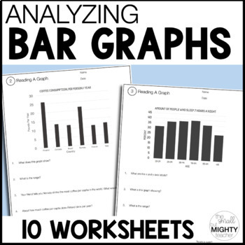 Preview of Analyzing Bar Graphs Worksheets