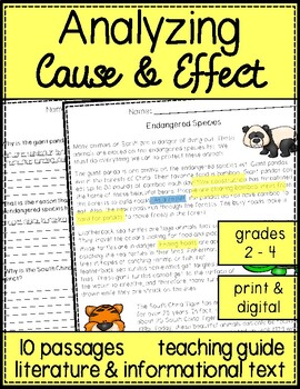 Preview of Reading Comprehension Passage and Questions: Cause and Effect