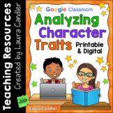 Analyzing Character Traits - Printable & Digital Resources for Remote Learning