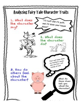 Analyzing Character Traits Poster by SisterSisterSuperStore | TpT