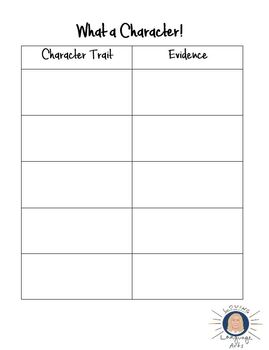 Analyzing Characterization 6 Ways With 6 Graphic Organizers PDF ...