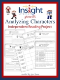Analyzing Characters Independent Reading Project Grades 4-6