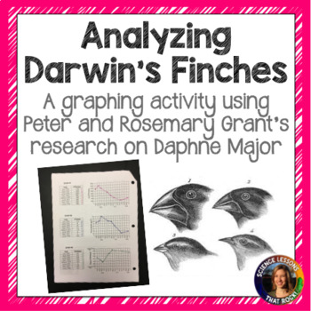 Preview of Analyzing Darwin's Finches- Evolution Graphing Activity