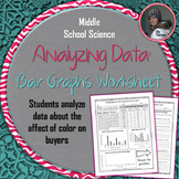 Analyzing Data: Bar Graphs Worksheet About How Color Affec