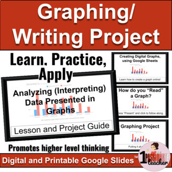 Preview of Analyzing Data | Digital | Graphing and Persuasive Writing Project