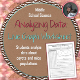 Analyzing Data: Line Graph with Coyotes and Mice Populatio