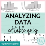 Analyzing Data Quiz