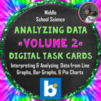 Preview of Analyzing Data and Interpreting Graphs Digital Task Cards for BOOM Learning V2