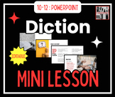 Analyzing Diction Mini Lesson Slides