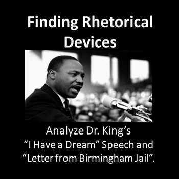 Preview of Analyzing Dr. Martin Luther King Jr.'s Texts: Finding Ethos, Pathos, and Logos